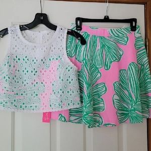 NWT Lilly Pulitzer 2 piece Gabriella set